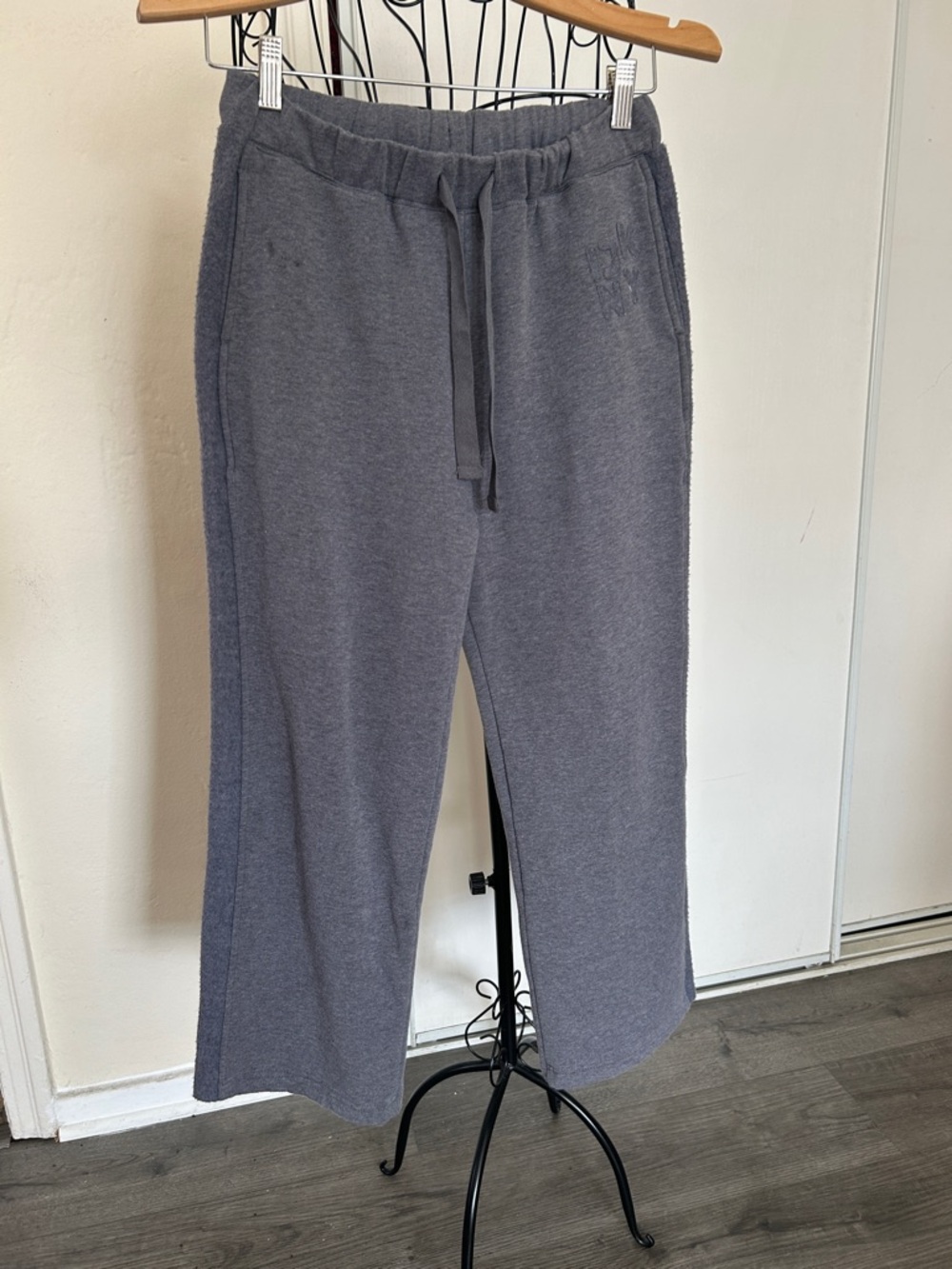 DKNY Gray Drawstring Lounge Pants Size S